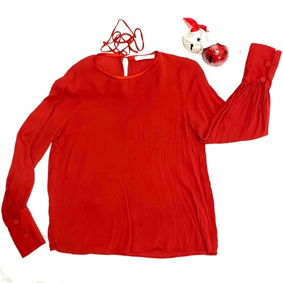Mango Red Blouse - Picture 3 of 3